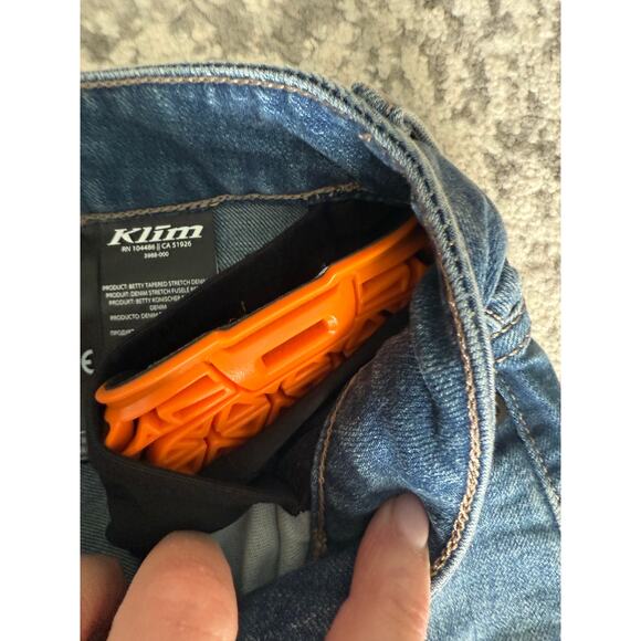 KLIM Betty Tapered Stretch Denim Riding/Motorcycle Jeans Women's Size 4 - Picture 4 of 10